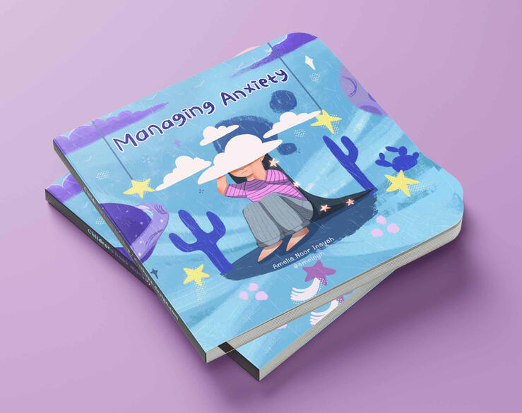 Managing Anxiety Picture Book Illustration